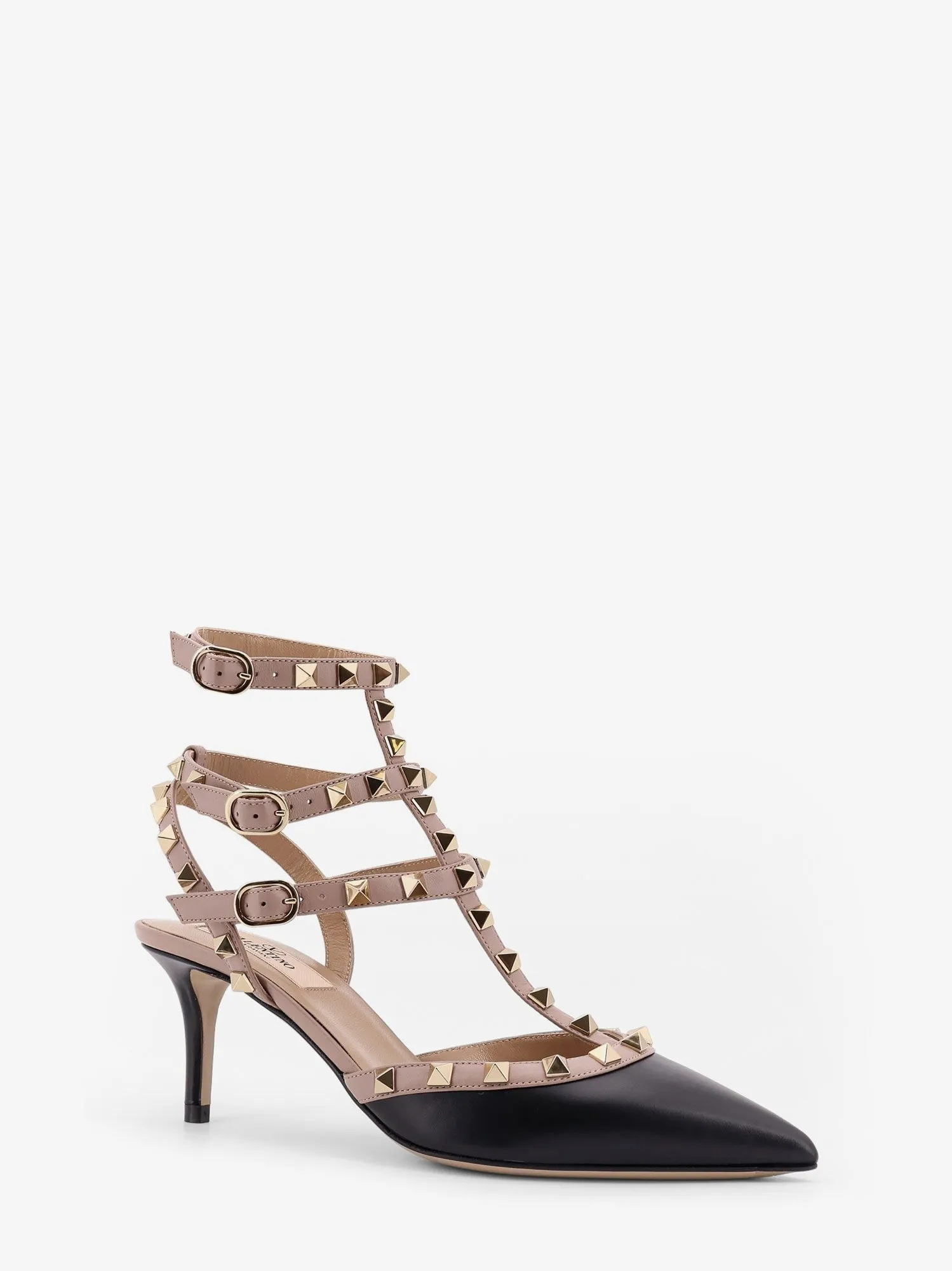 Valentino Garavani Rockstud leather decolleté slingback sold by Siebentaschen product image thumbnail 2