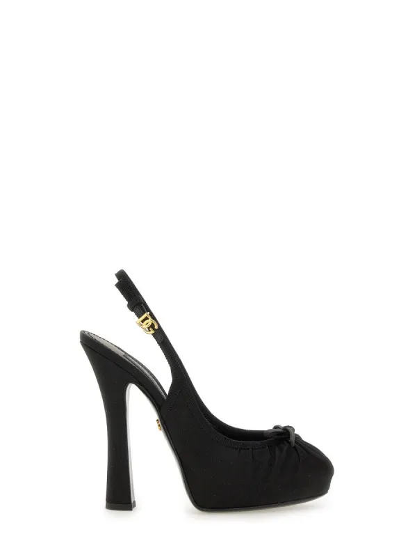 Dolce & Gabbana SATIN SLINGBACK sold by Siebentaschen