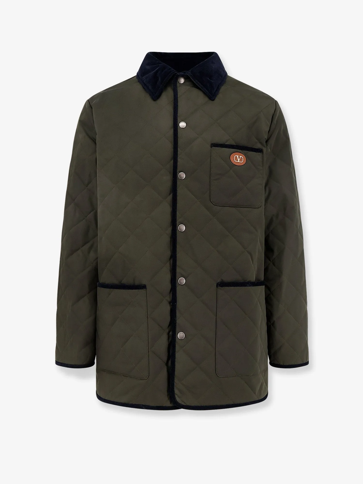 Valentino Quilted jacket with VLogo Signature patch sold by Siebentaschen