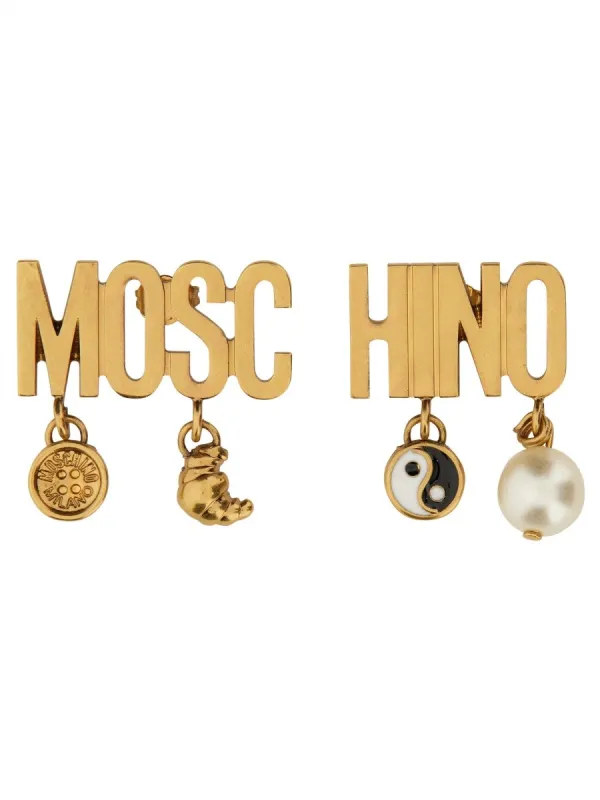 Moschino LOGO EARRINGS sold by Siebentaschen