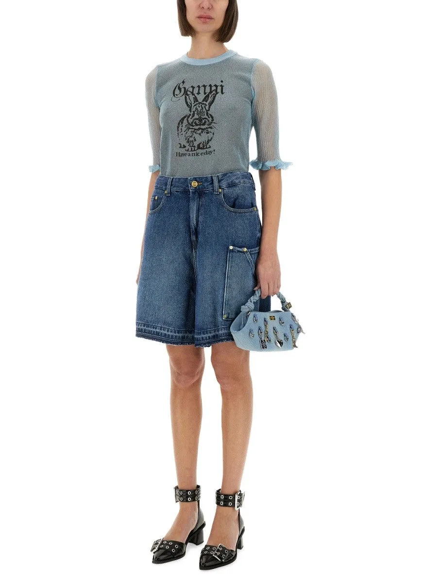 GANNI DENIM SHORTS sold by Siebentaschen product image thumbnail 2