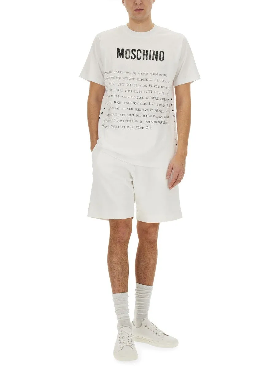 Moschino "MESSAGE PRINT" T-SHIRT sold by Siebentaschen product image thumbnail 2