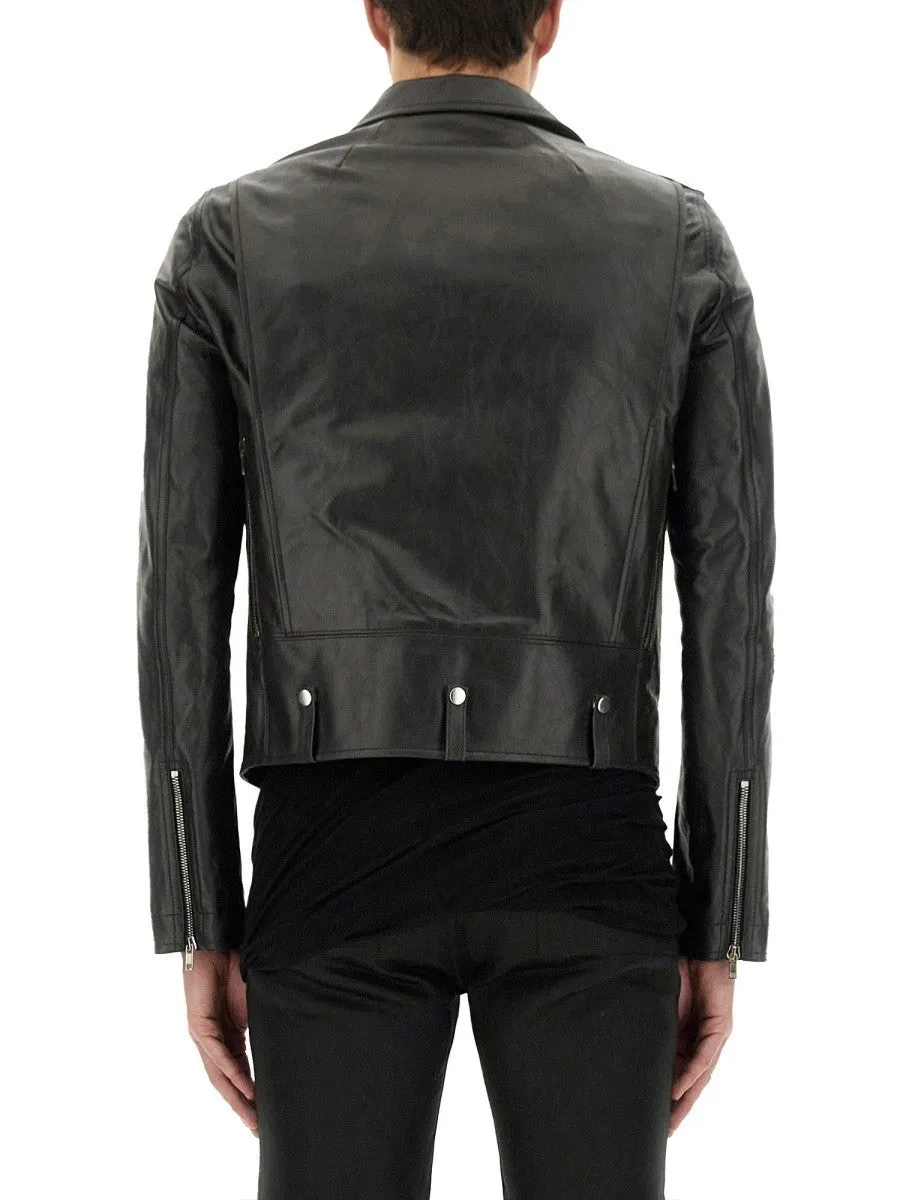 RICK OWENS LEATHER BAUHAUS JACKET sold by Siebentaschen product image thumbnail 3