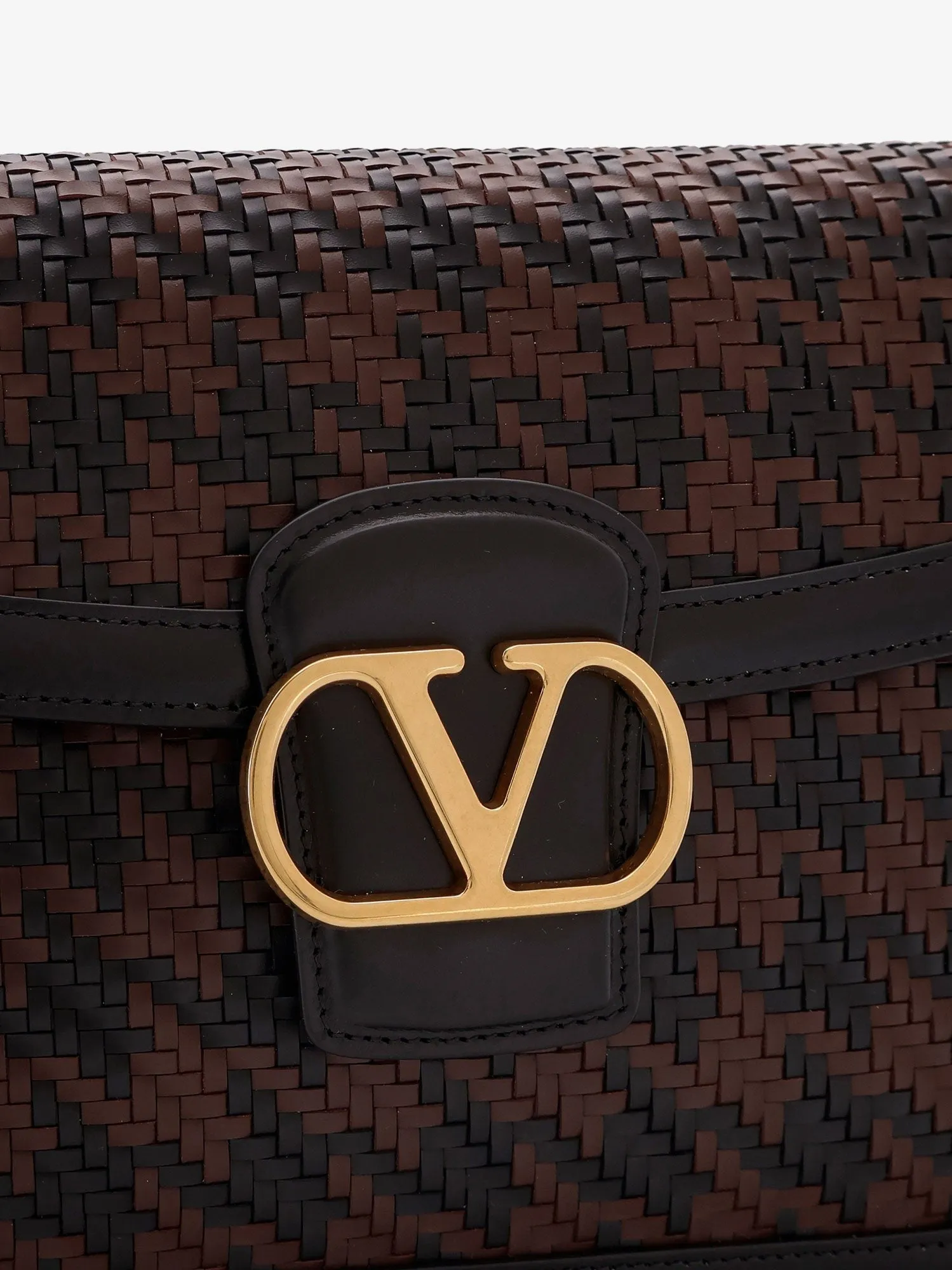 Valentino Garavani Valentino Garavani 9TO5 woven leather shoulder bag sold by Siebentaschen product image thumbnail 5