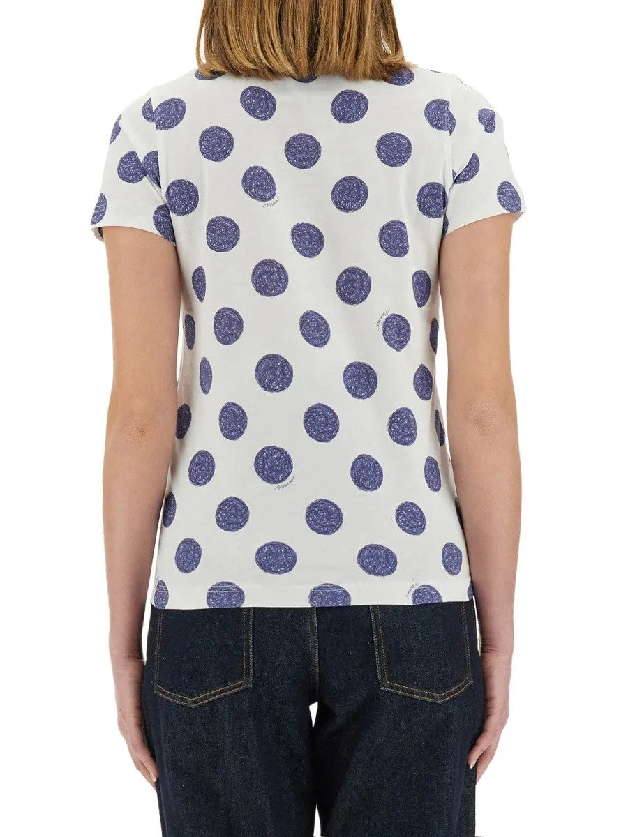Moschino "BALLPOINT PEN POLKA DOTS" T-SHIRT sold by Siebentaschen product image thumbnail 4