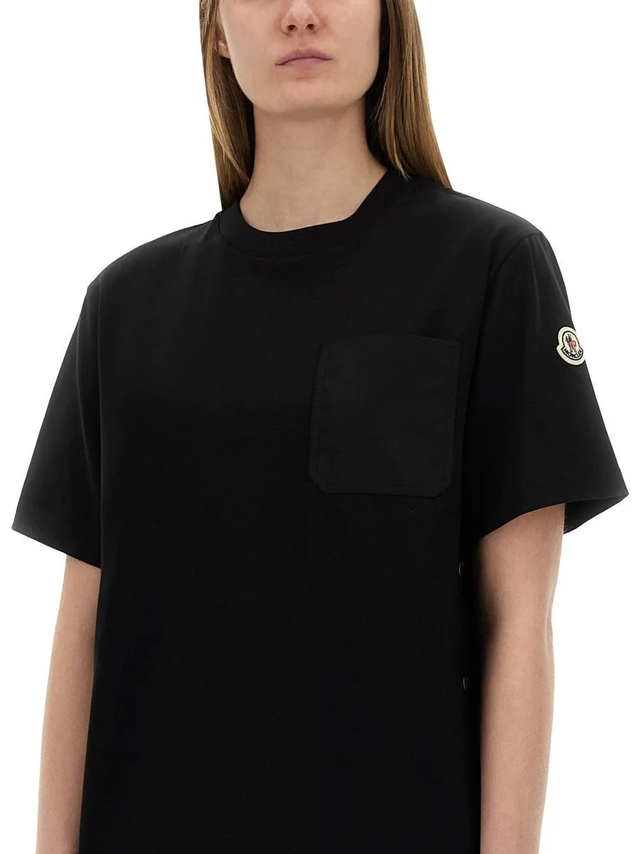 Moncler T-SHIRT WITH SIDE BUTTONS sold by Siebentaschen product image thumbnail 4