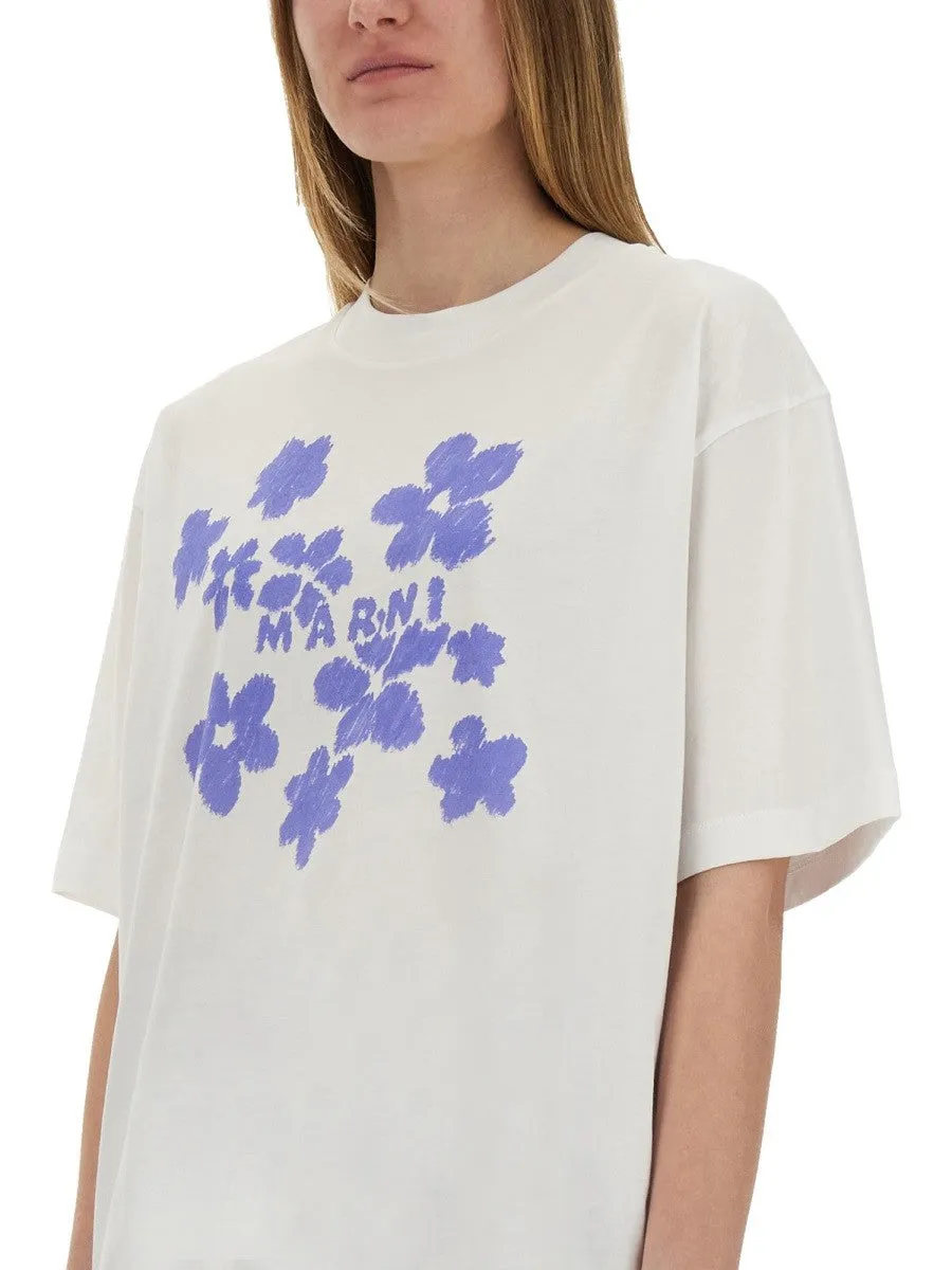 Marni "BOXY" T-SHIRT WITH PRINT sold by Siebentaschen product image thumbnail 4