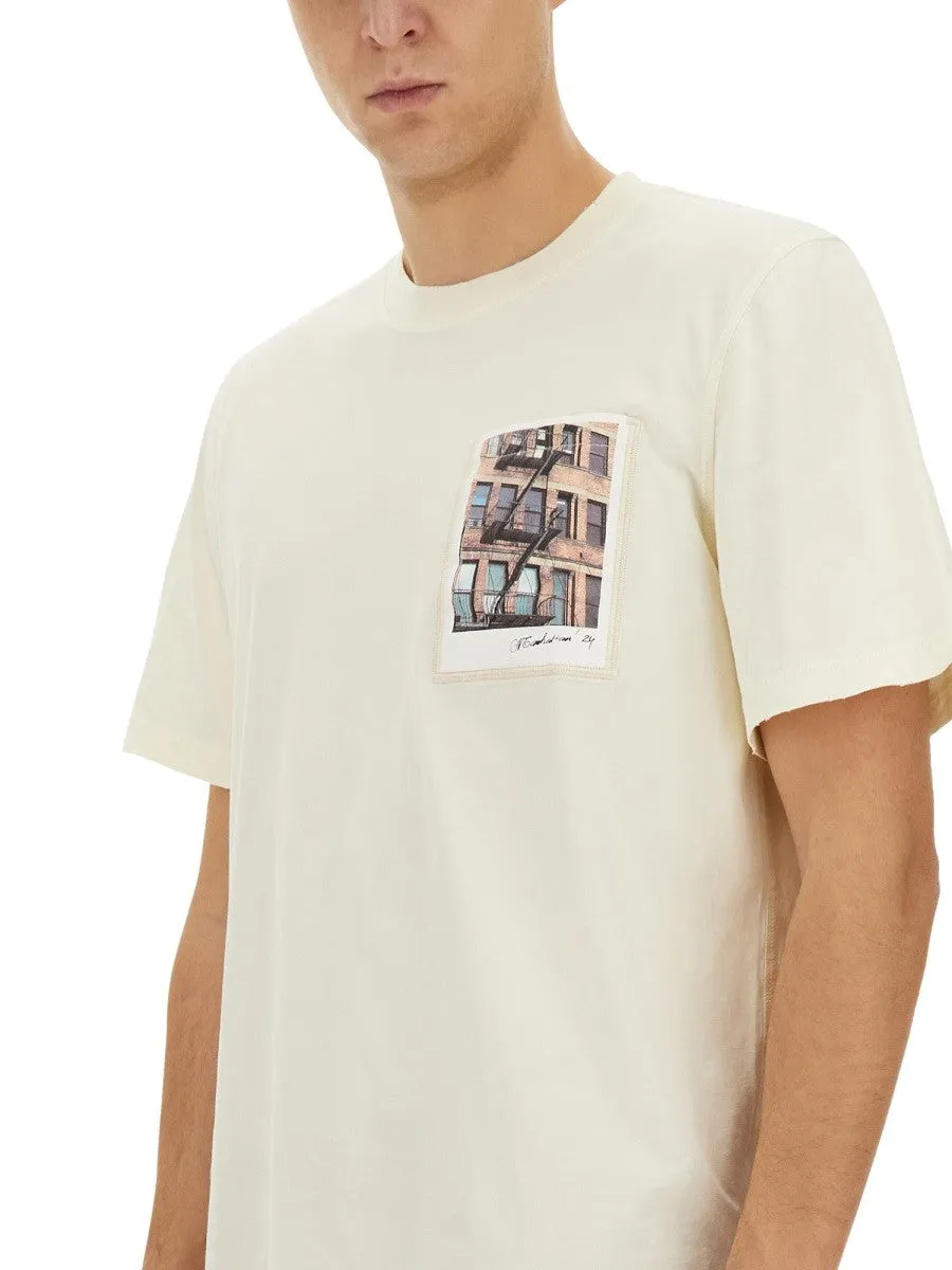 Helmut Lang "POSTCARD BUILDING" T-SHIRT sold by Siebentaschen product image thumbnail 4