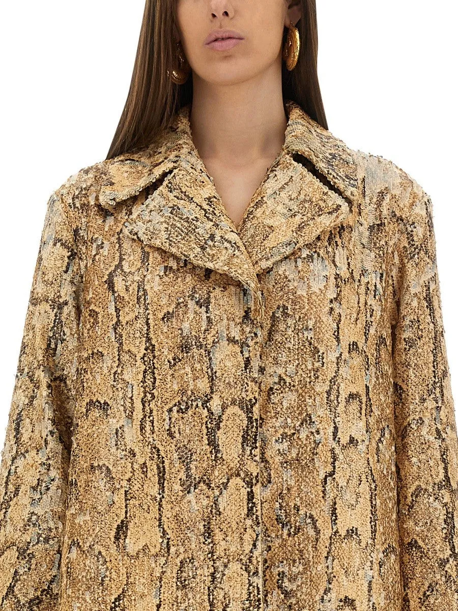 Dries Van Noten LONG COAT WITH SEQUINS sold by Siebentaschen product image thumbnail 4