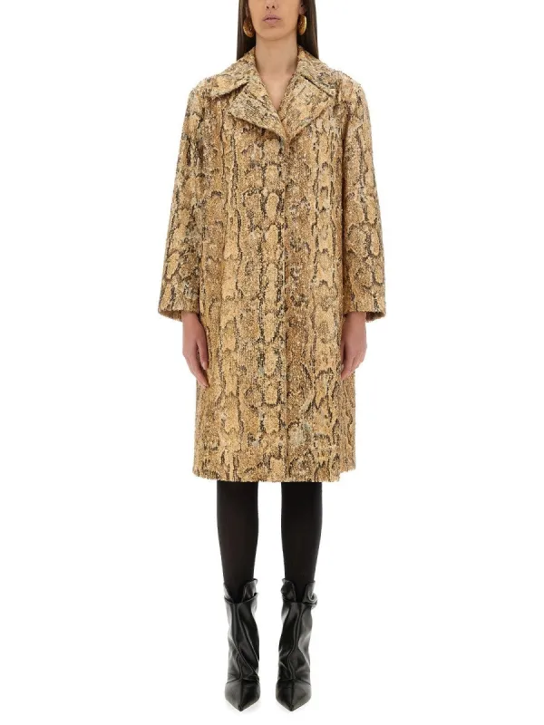 Dries Van Noten LONG COAT WITH SEQUINS sold by Siebentaschen