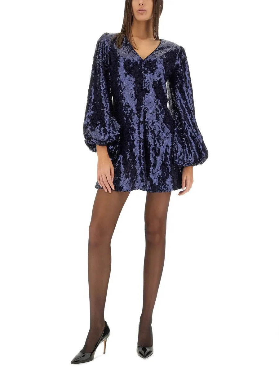 ROTATE BIRGER CHRISTENSEN MINI DRESS WITH FLORAL PATTERN sold by Siebentaschen product image thumbnail 2