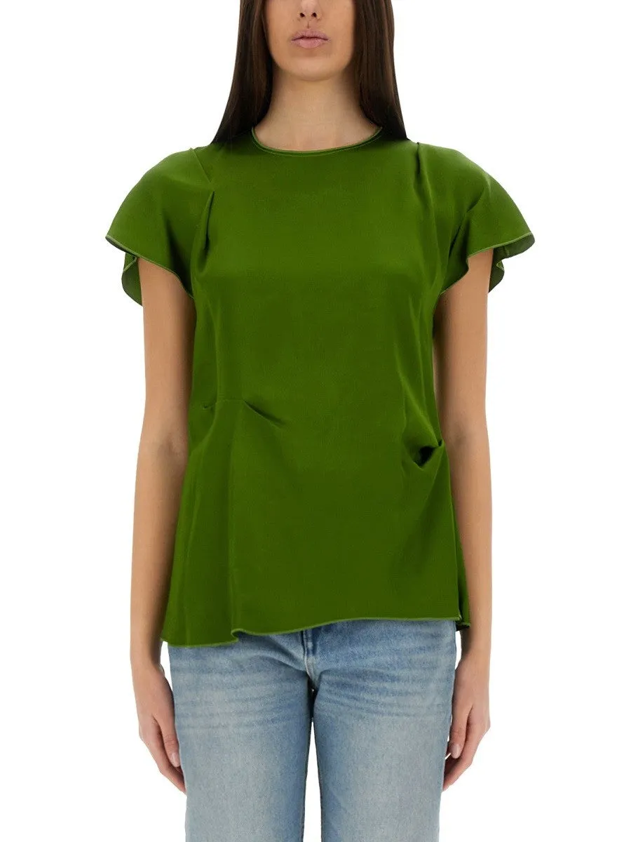 Victoria Beckham TOPS WITH FOLDS sold by Siebentaschen