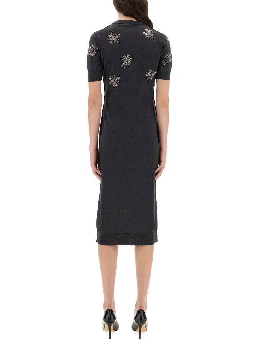 Fendi WOOL DRESS WITH EMBROIDERY sold by Siebentaschen product image thumbnail 3