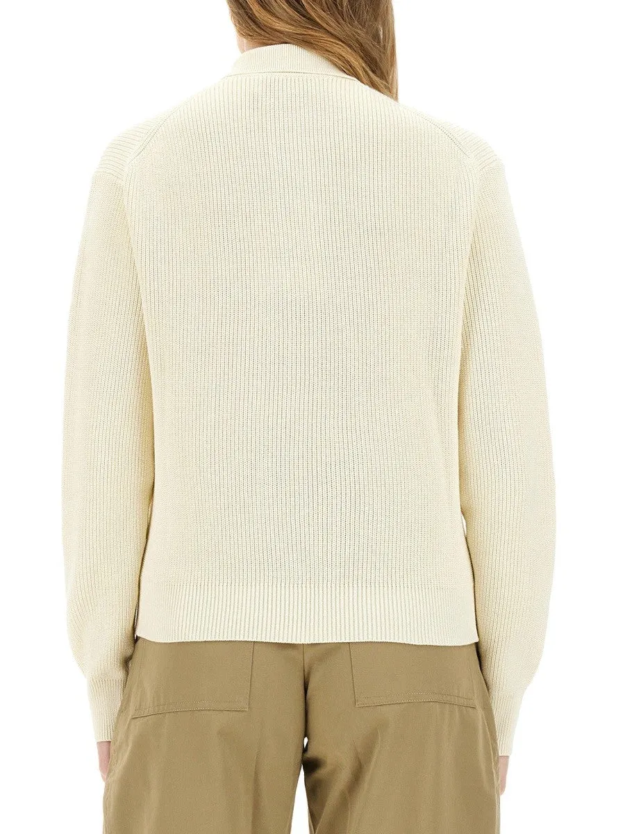 STUDIO NICHOLSON "CHESAPEAKE" KNIT POLO SHIRT sold by Siebentaschen product image thumbnail 4