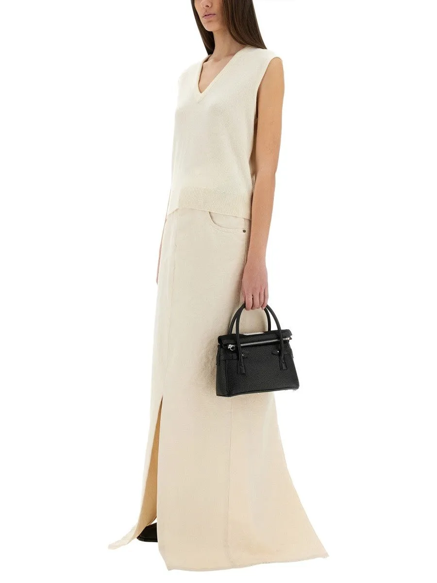 Maison Margiela V-NECK WOOL VEST sold by Siebentaschen product image thumbnail 2