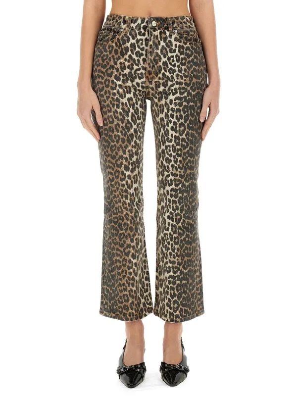 GANNI ANIMALIER JEANS sold by Siebentaschen