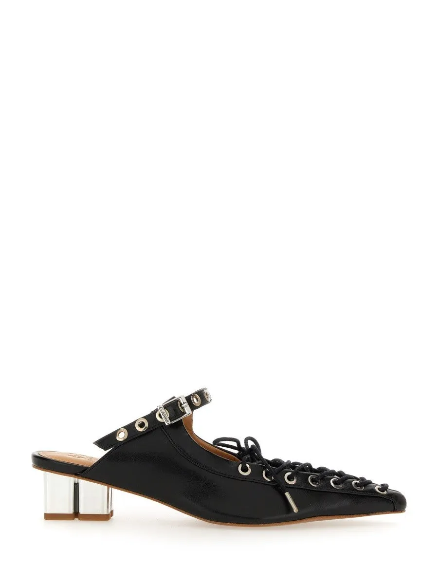GANNI MULE LACE-UP sold by Siebentaschen
