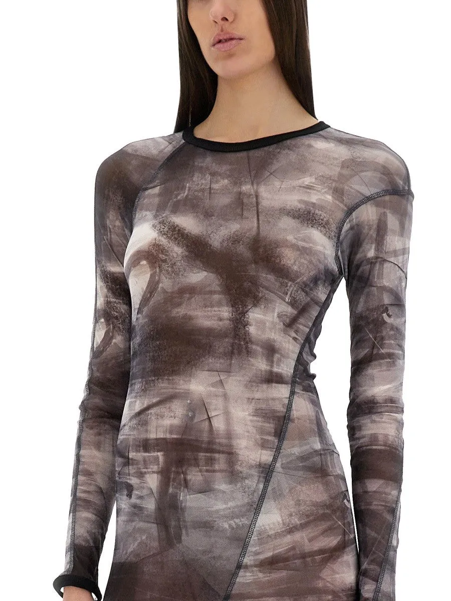 Helmut Lang "SCRIBBLE TWISTED" DRESS sold by Siebentaschen product image thumbnail 2
