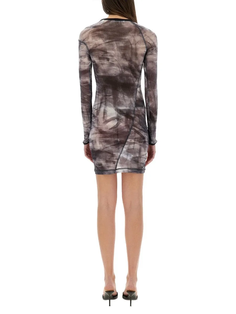 Helmut Lang "SCRIBBLE TWISTED" DRESS sold by Siebentaschen product image thumbnail 3