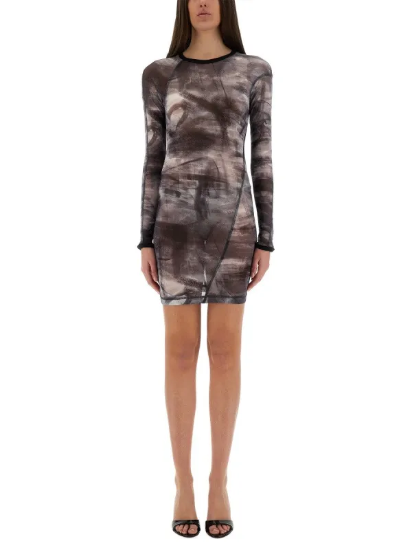 Helmut Lang "SCRIBBLE TWISTED" DRESS sold by Siebentaschen