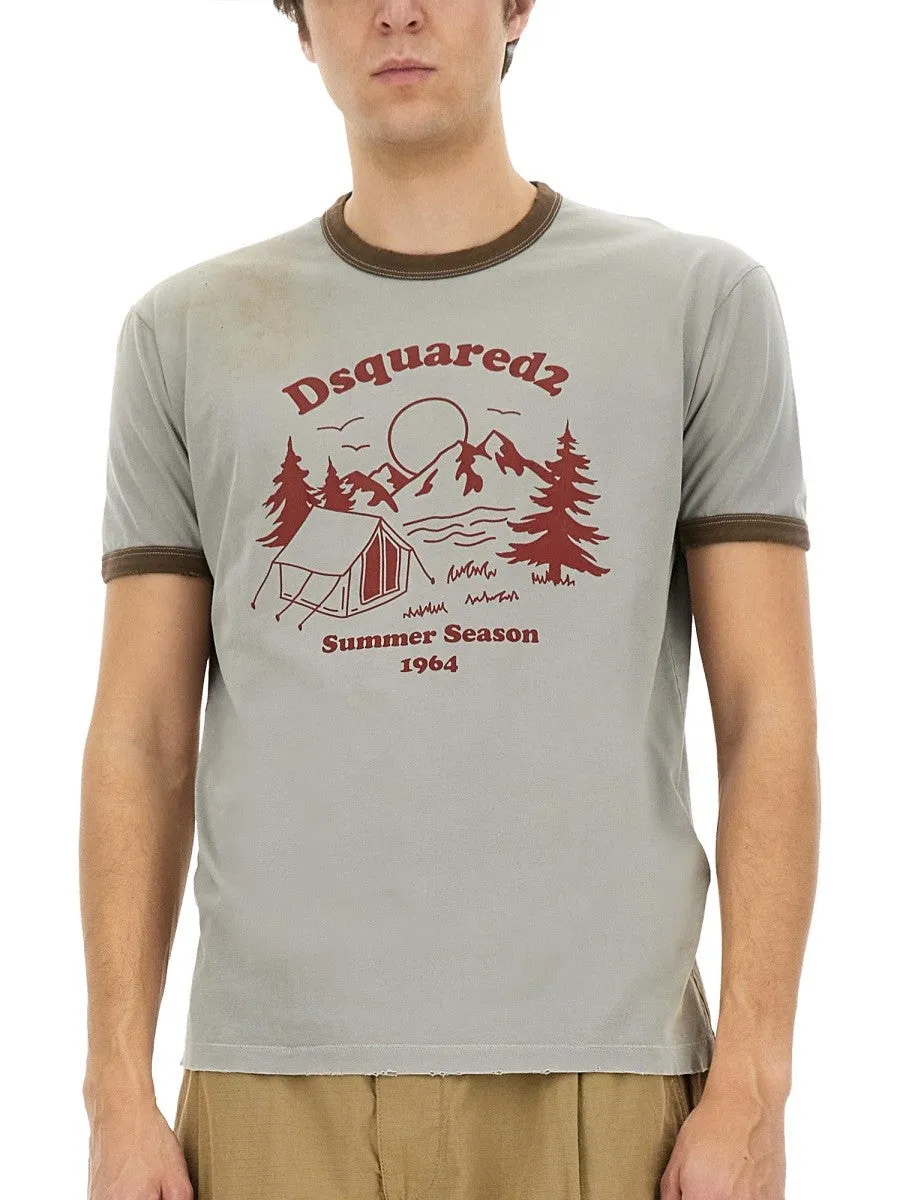 Dsquared T-SHIRT WITH PRINT sold by Siebentaschen product image thumbnail 4