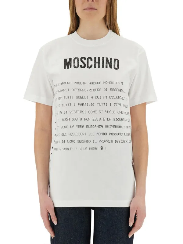 Moschino T-SHIRT WITH PRINT sold by Siebentaschen