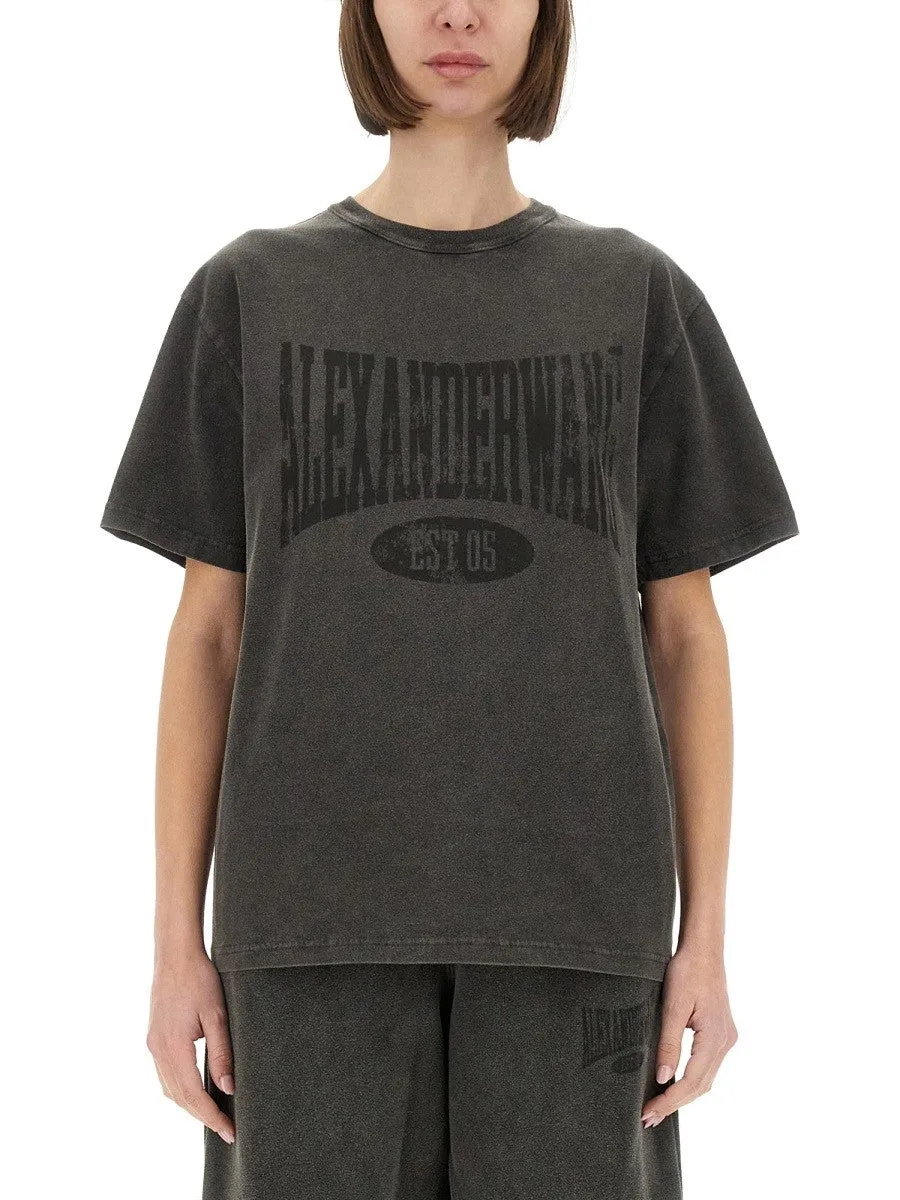 Alexander Wang LOGO PRINT T-SHIRT sold by Siebentaschen