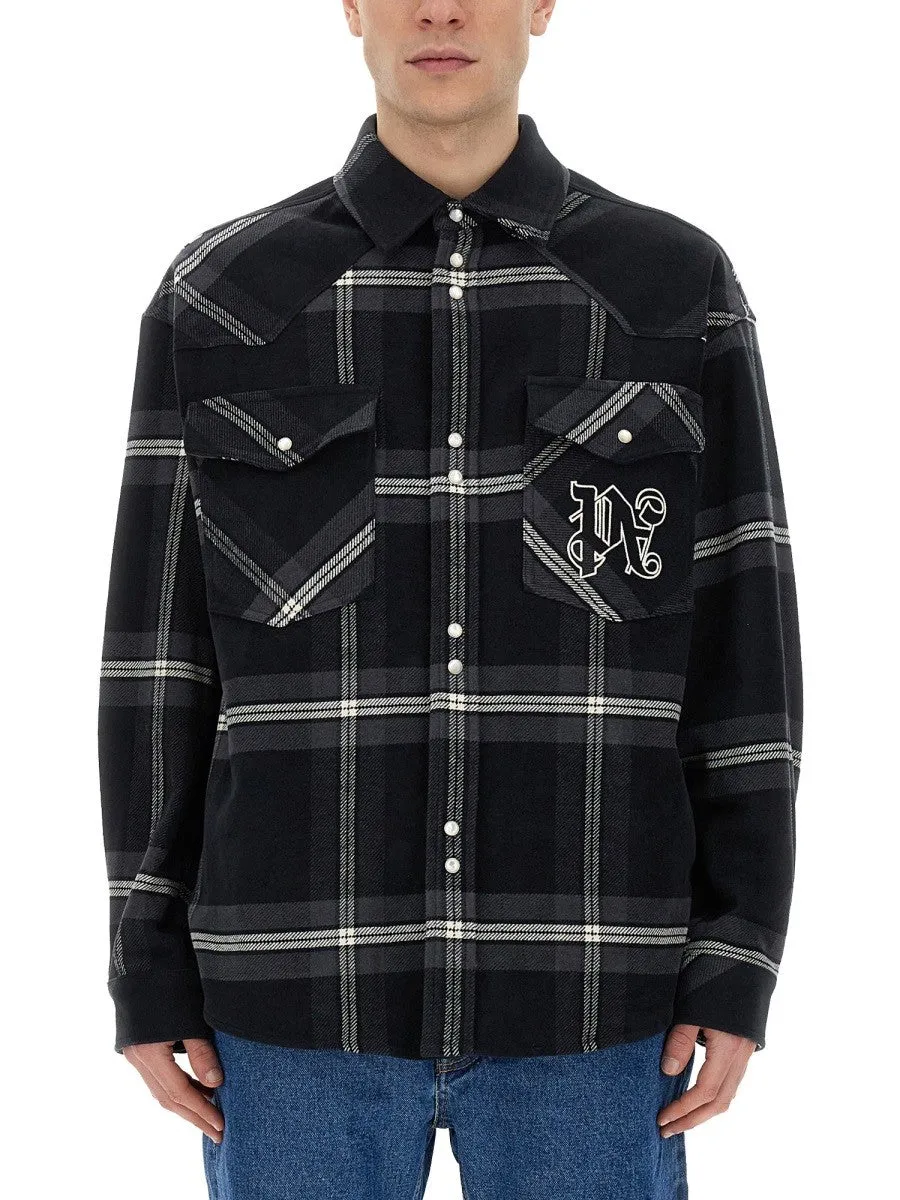 Palm Angels MONOGRAM SHIRT sold by Siebentaschen