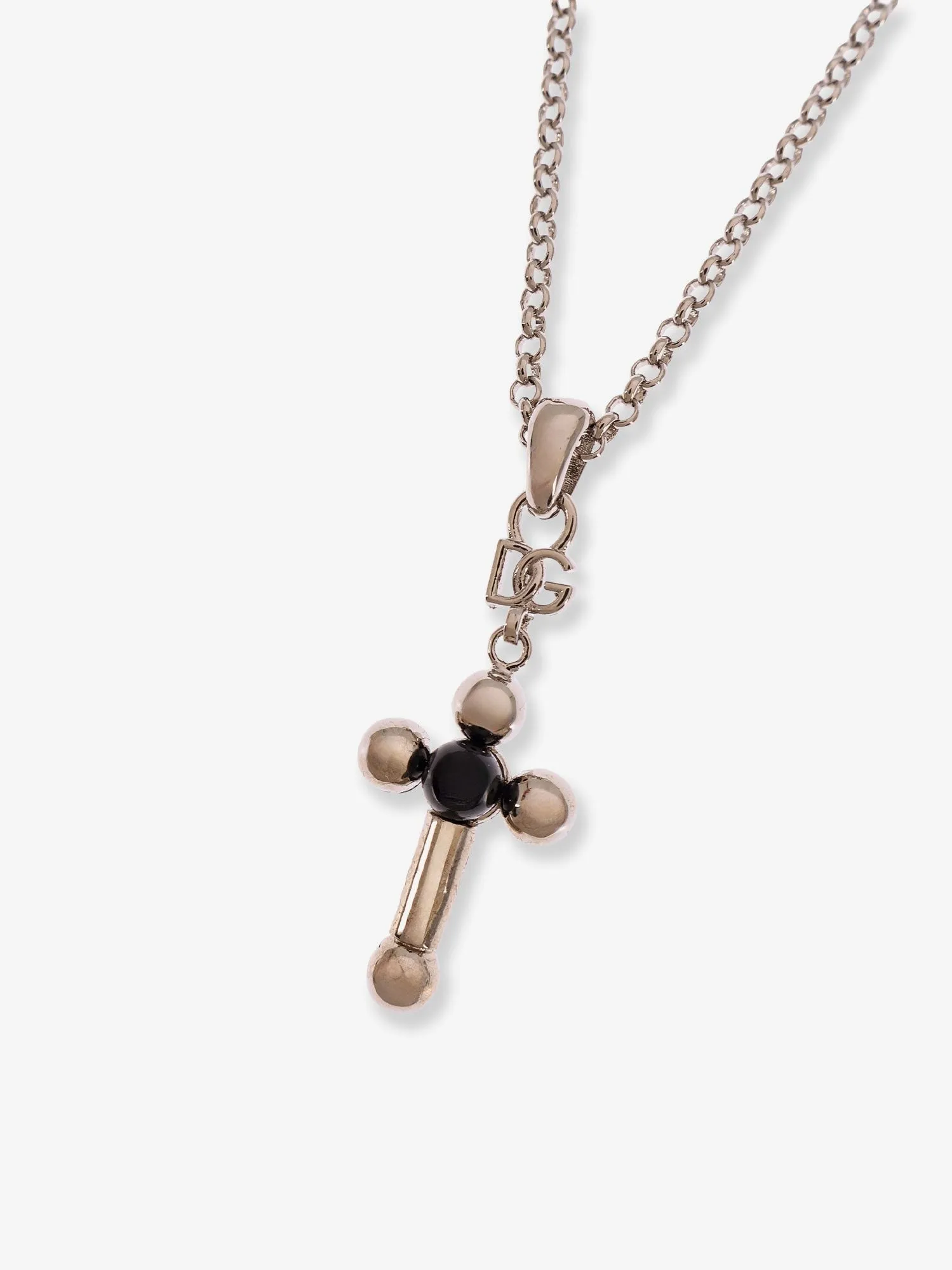 Dolce & Gabbana Brass necklace with iconic crucifix sold by Siebentaschen product image thumbnail 2