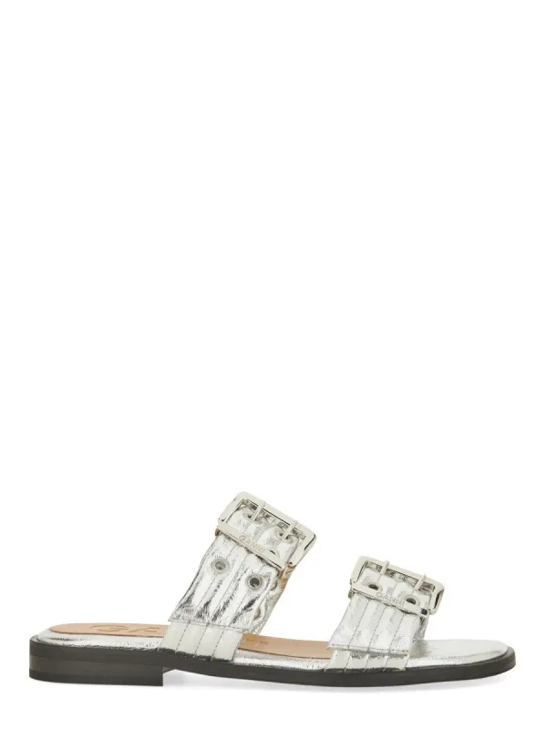 GANNI SANDAL WITH BUCKLE sold by Siebentaschen