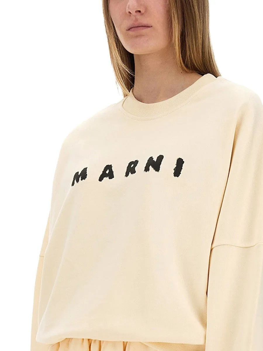 Marni COTTON SWEATSHIRT WITH PRINT sold by Siebentaschen product image thumbnail 4