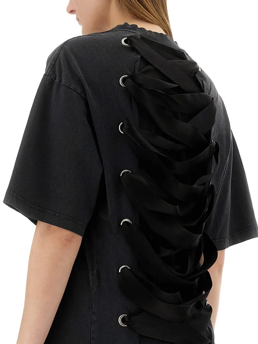 Balenciaga "LACE-UP" T-SHIRT sold by Siebentaschen product image thumbnail 4