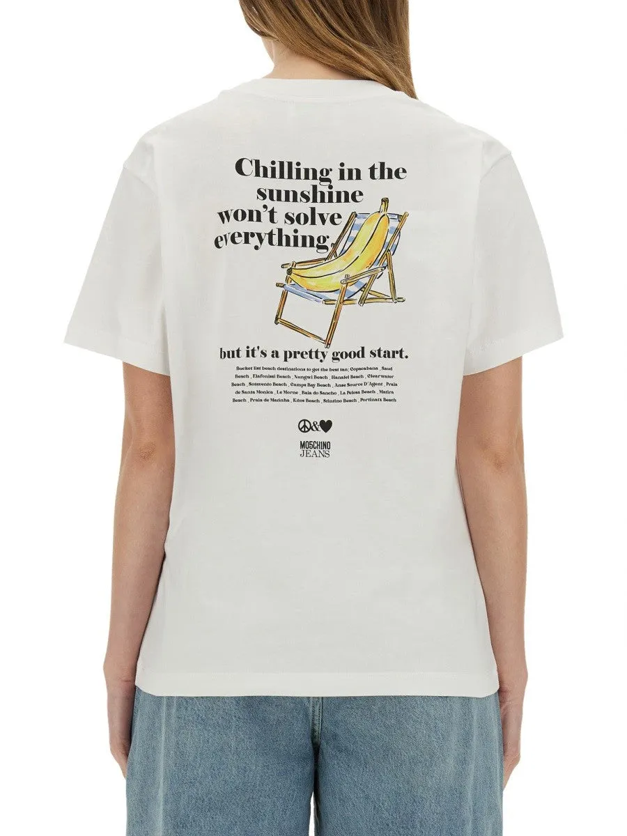 MOSCHINO JEANS T-SHIRT WITH PRINT sold by Siebentaschen product image thumbnail 3