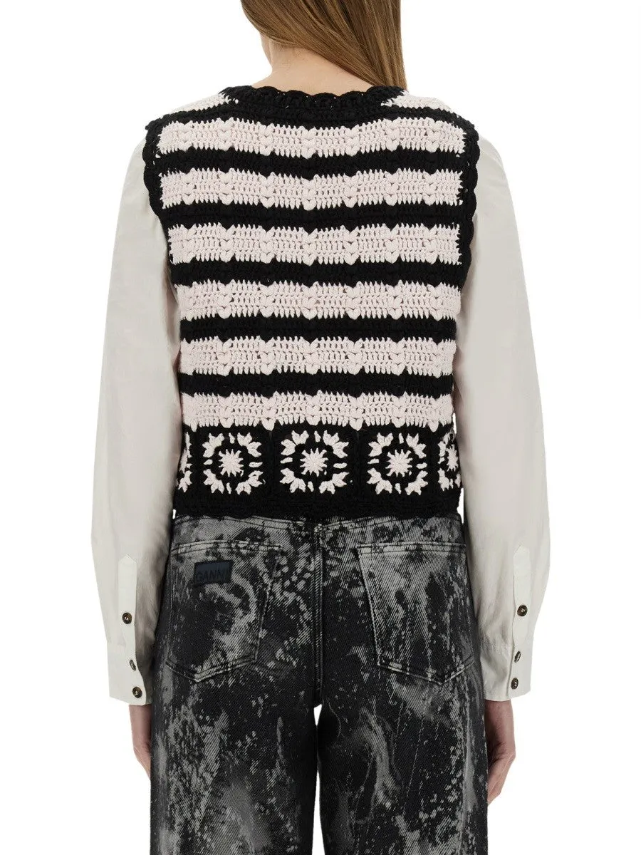 GANNI CROCHET KNIT VEST sold by Siebentaschen product image thumbnail 3