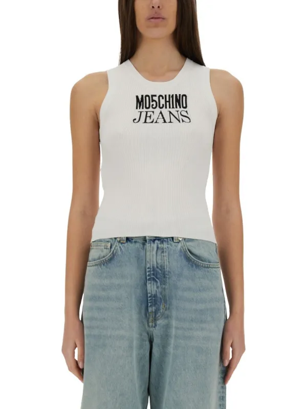 MOSCHINO JEANS TOPS WITH LOGO sold by Siebentaschen