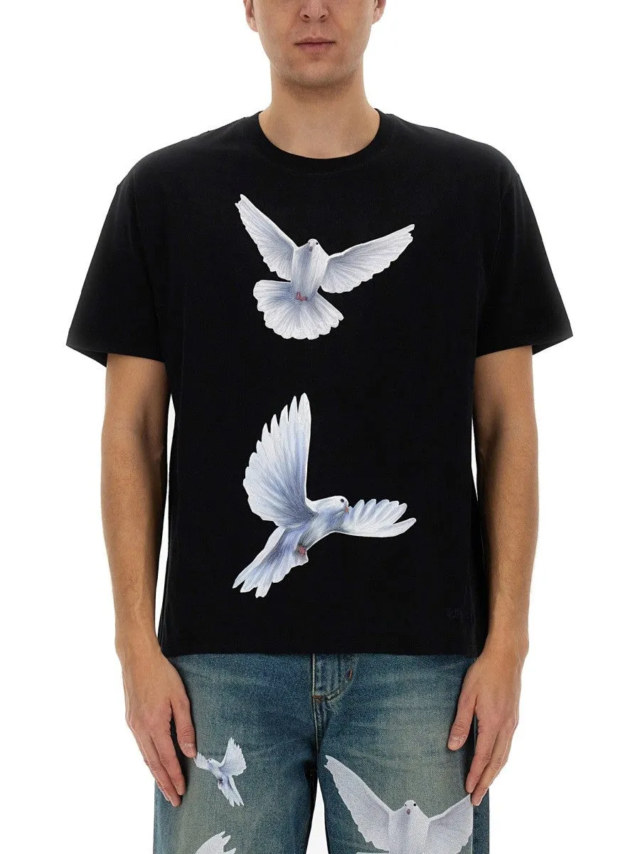 3.PARADIS FREEDOM DOVES T-SHIRT sold by Siebentaschen