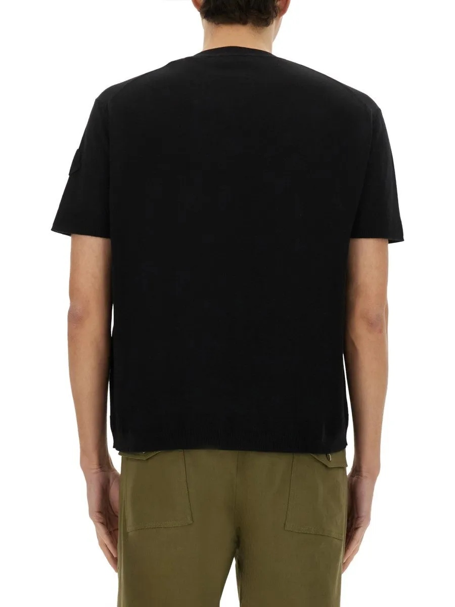 Moncler COTTON AND SILK KNIT sold by Siebentaschen product image thumbnail 3