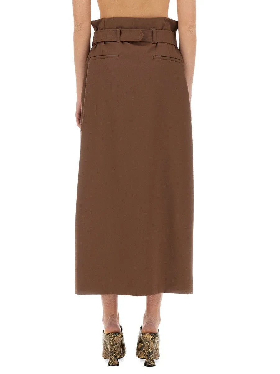 Dries Van Noten WOOL SKIRT WITH BELT sold by Siebentaschen product image thumbnail 3