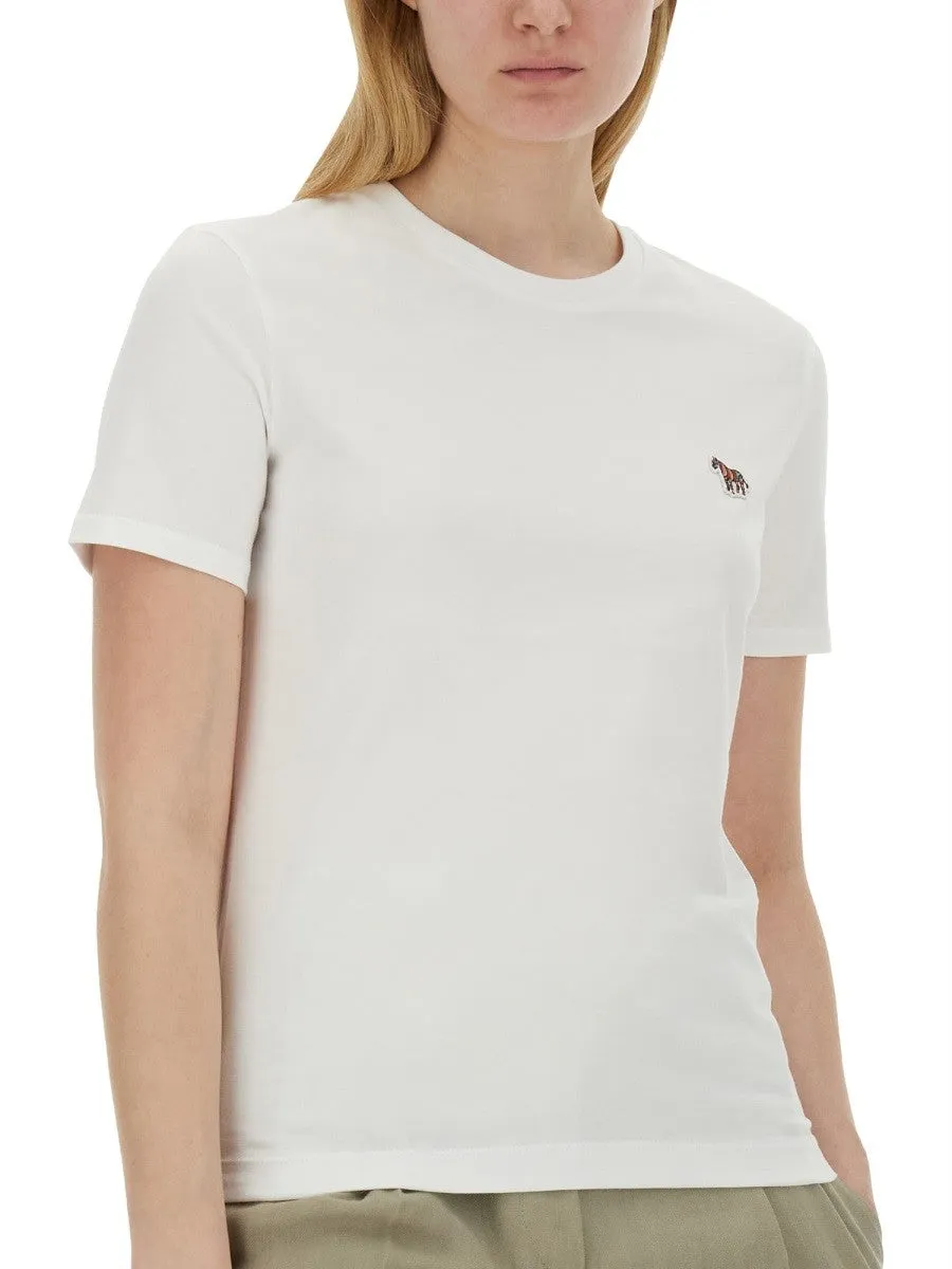 PS BY PAUL SMITH T-SHIRT WITH LOGO PATCH sold by Siebentaschen product image thumbnail 3