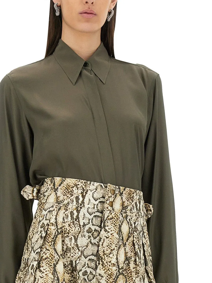 Dries Van Noten SILK BLEND SATIN SHIRT sold by Siebentaschen product image thumbnail 4