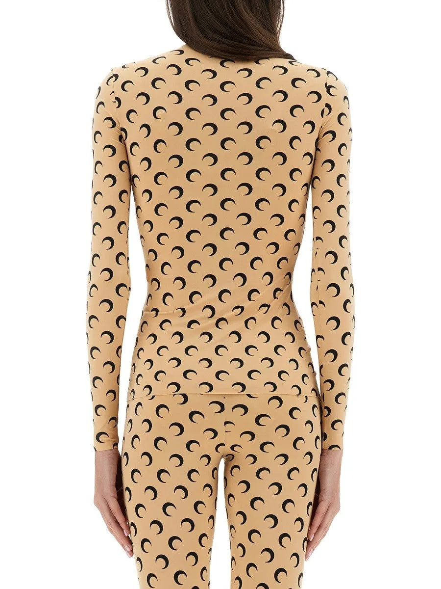 MARINE SERRE T-SHIRT "MOON" sold by Siebentaschen product image thumbnail 3