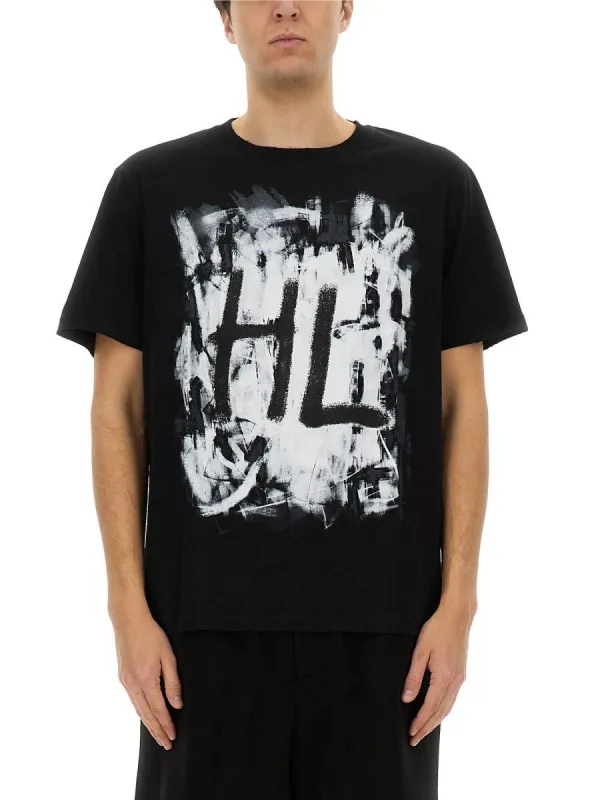 Helmut Lang SCRIBBLE T-SHIRT made by Helmut Lang