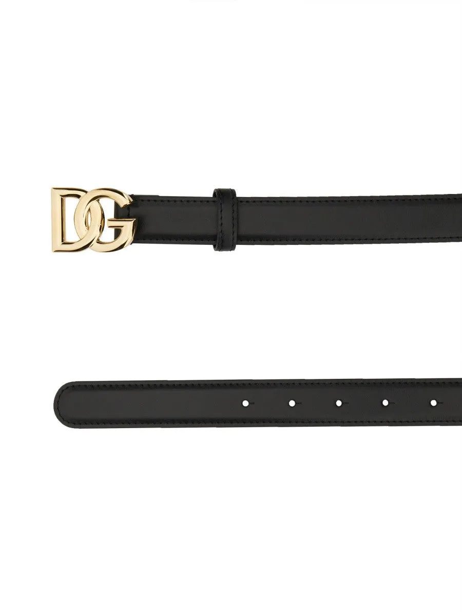 Dolce & Gabbana BELT WITH LOGO BUCKLE sold by Siebentaschen product image thumbnail 2