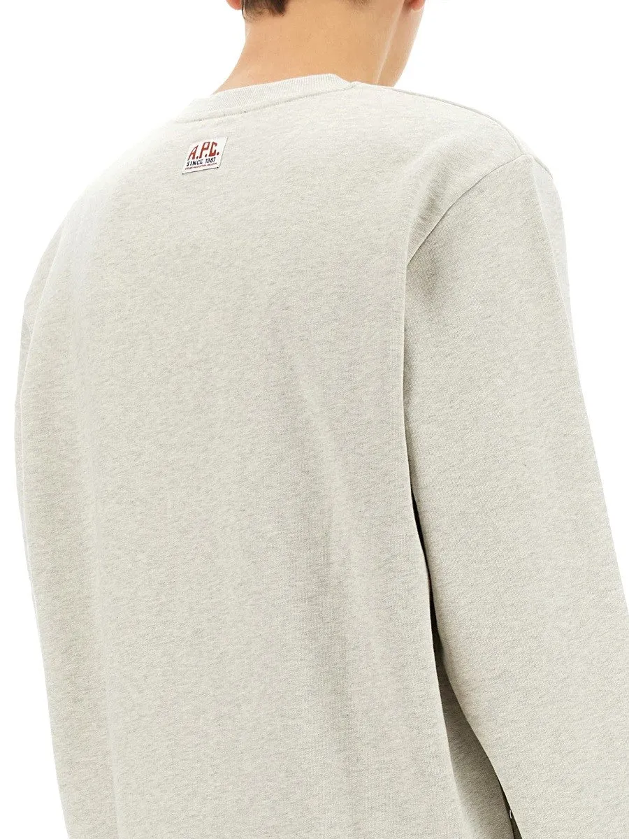 A.P.C. SWEATSHIRT WITH LOGO sold by Siebentaschen product image thumbnail 4