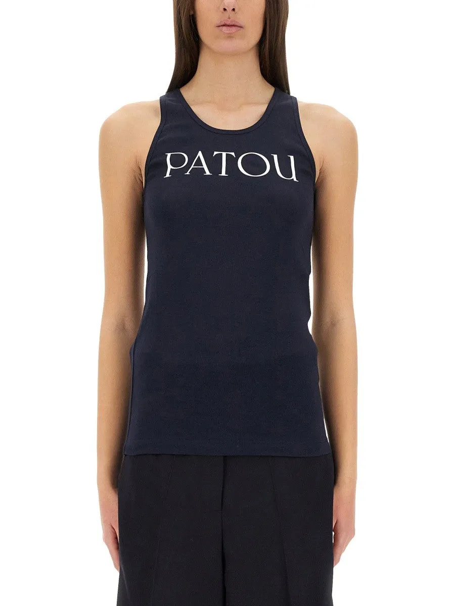 PATOU TANK TOP WITH LOGO sold by Siebentaschen
