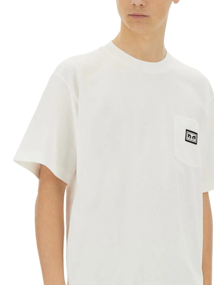 OBEY "EYES" T-SHIRT WITH POCKET sold by Siebentaschen product image thumbnail 3