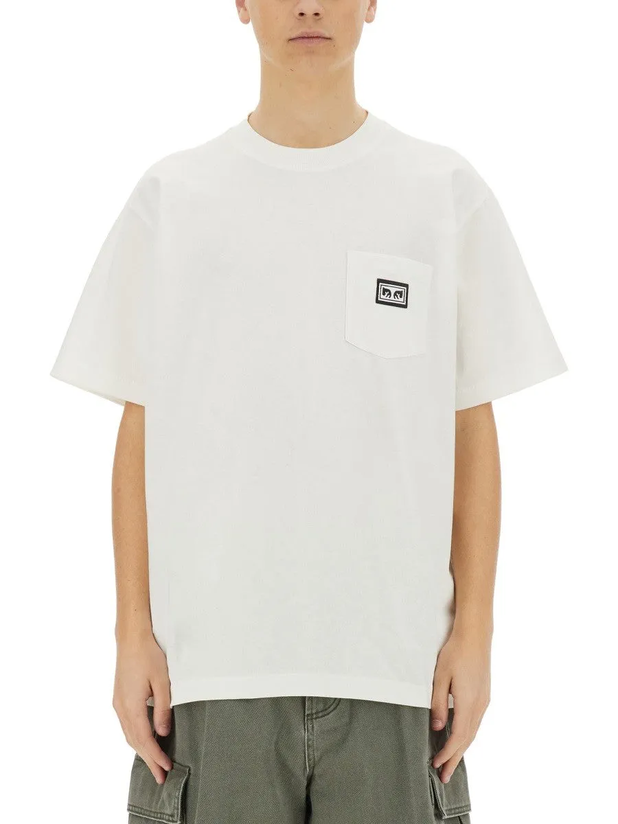 OBEY "EYES" T-SHIRT WITH POCKET sold by Siebentaschen