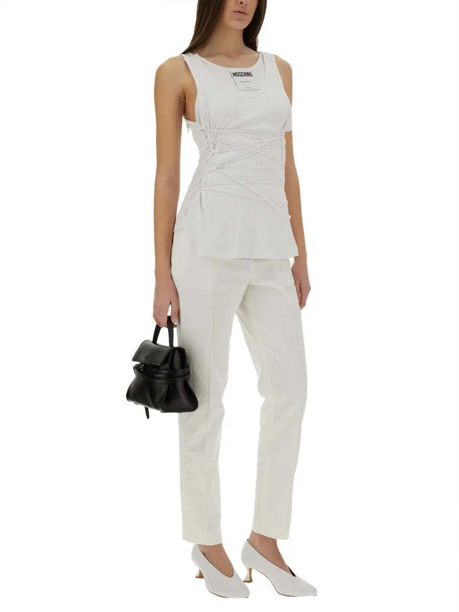 Moschino TANK TOP WITH LACES sold by Siebentaschen product image thumbnail 2