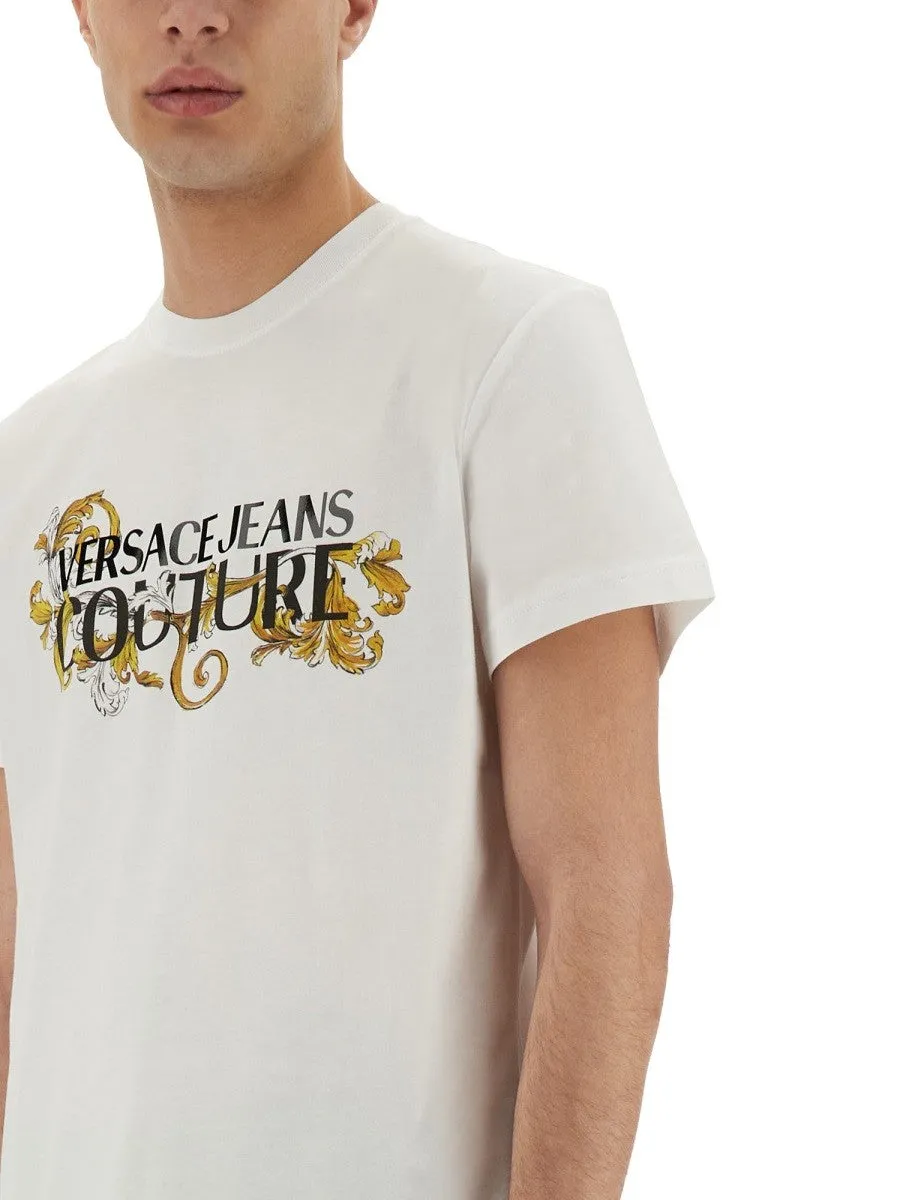 Versace Jeans Couture BAROQUE OUTLINE LOGO T-SHIRT sold by Siebentaschen product image thumbnail 4
