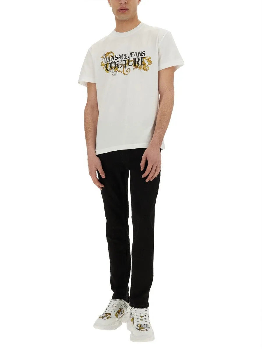 Versace Jeans Couture BAROQUE OUTLINE LOGO T-SHIRT sold by Siebentaschen product image thumbnail 2